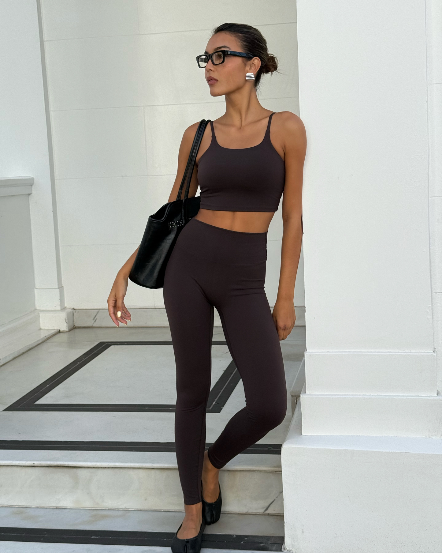 Sports Bra - Coffee Bean