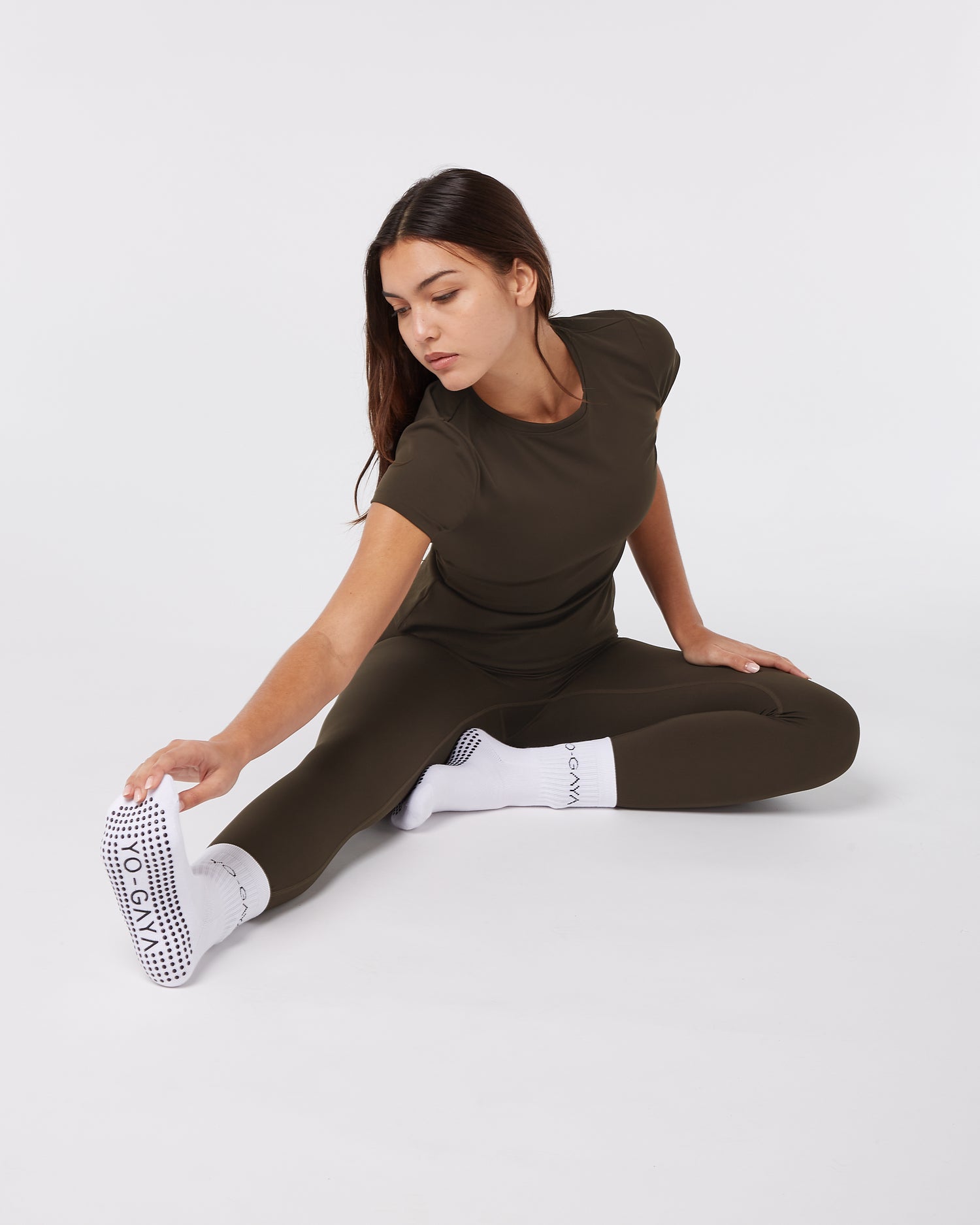 Short Sleeve Top - Coffee Bean