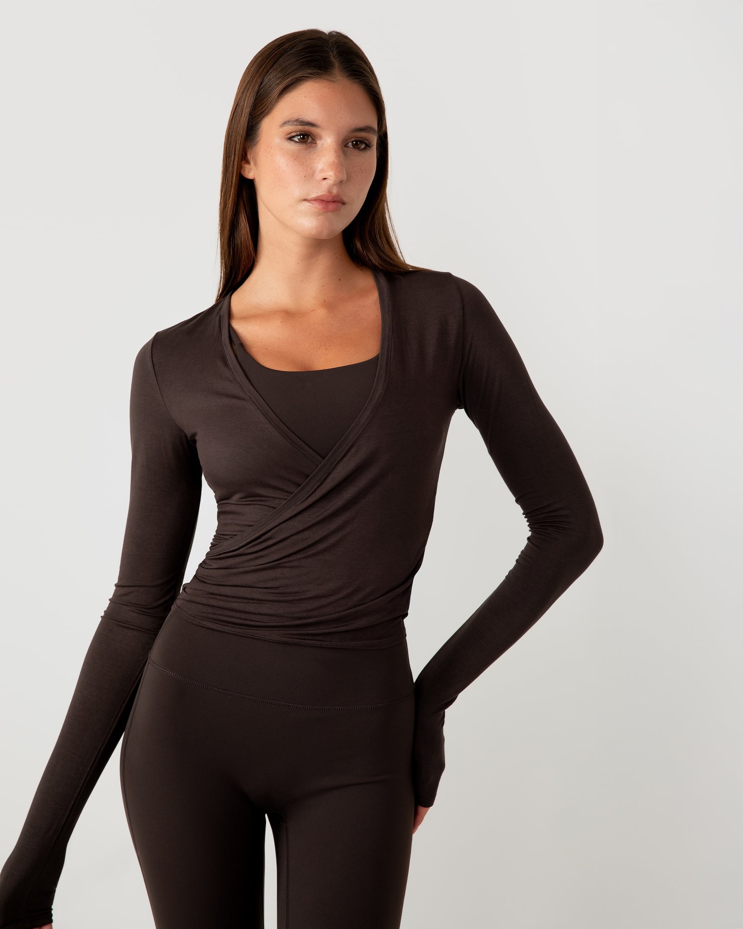 Ballet Wrap - Coffee Bean