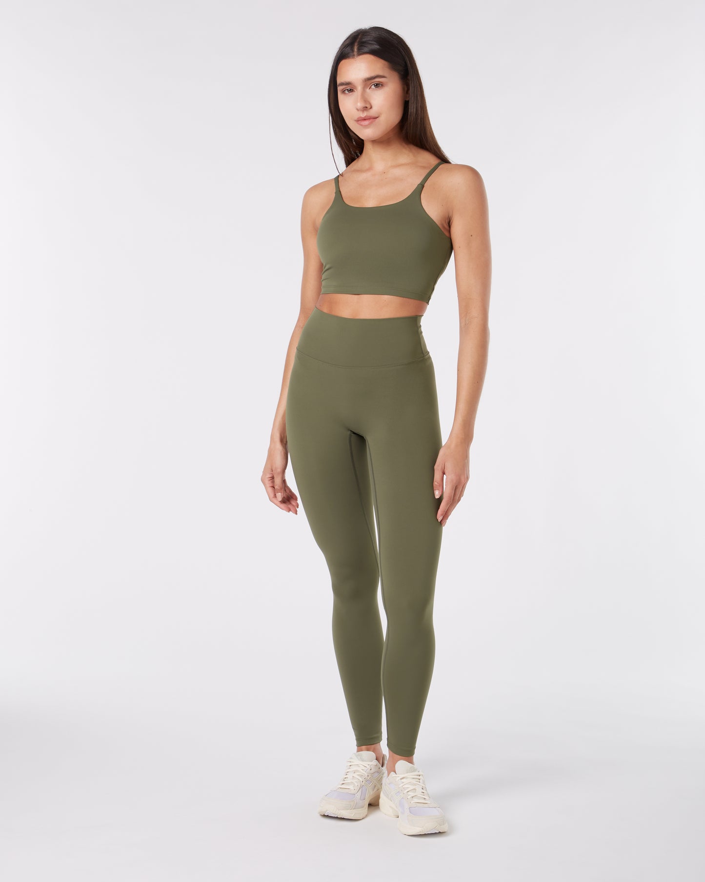 Sports Bra - Olive Green