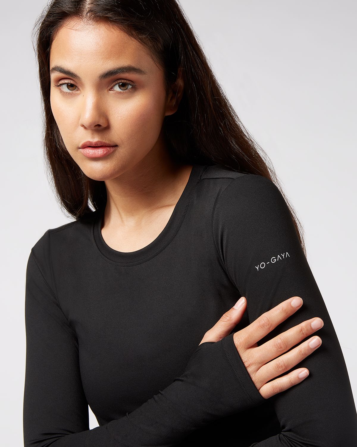 Long Sleeve Top - Black
