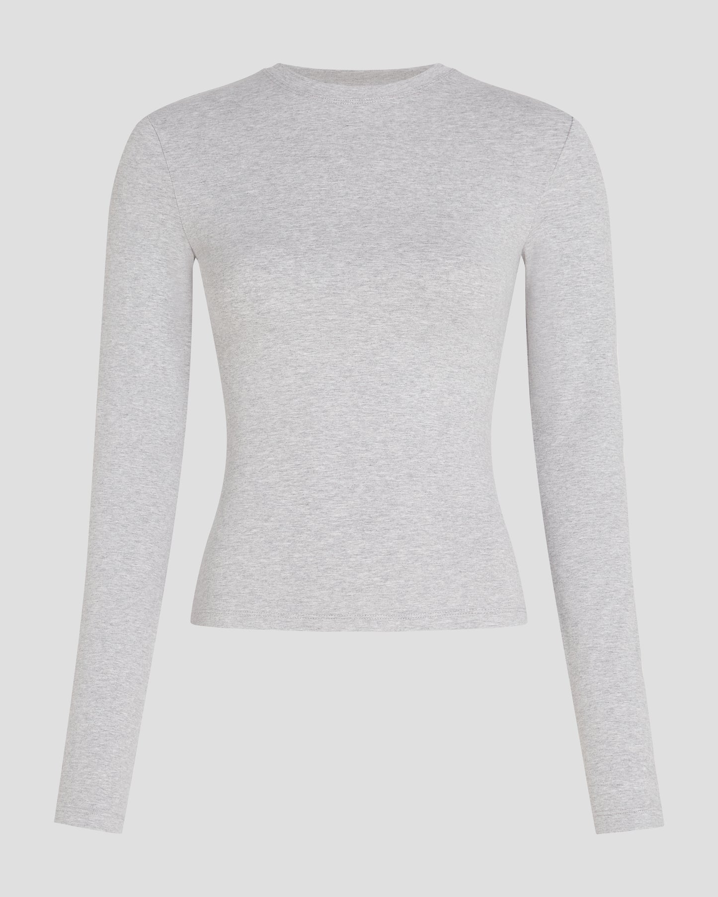 Lounge Long Sleeve Top - Grey Melange