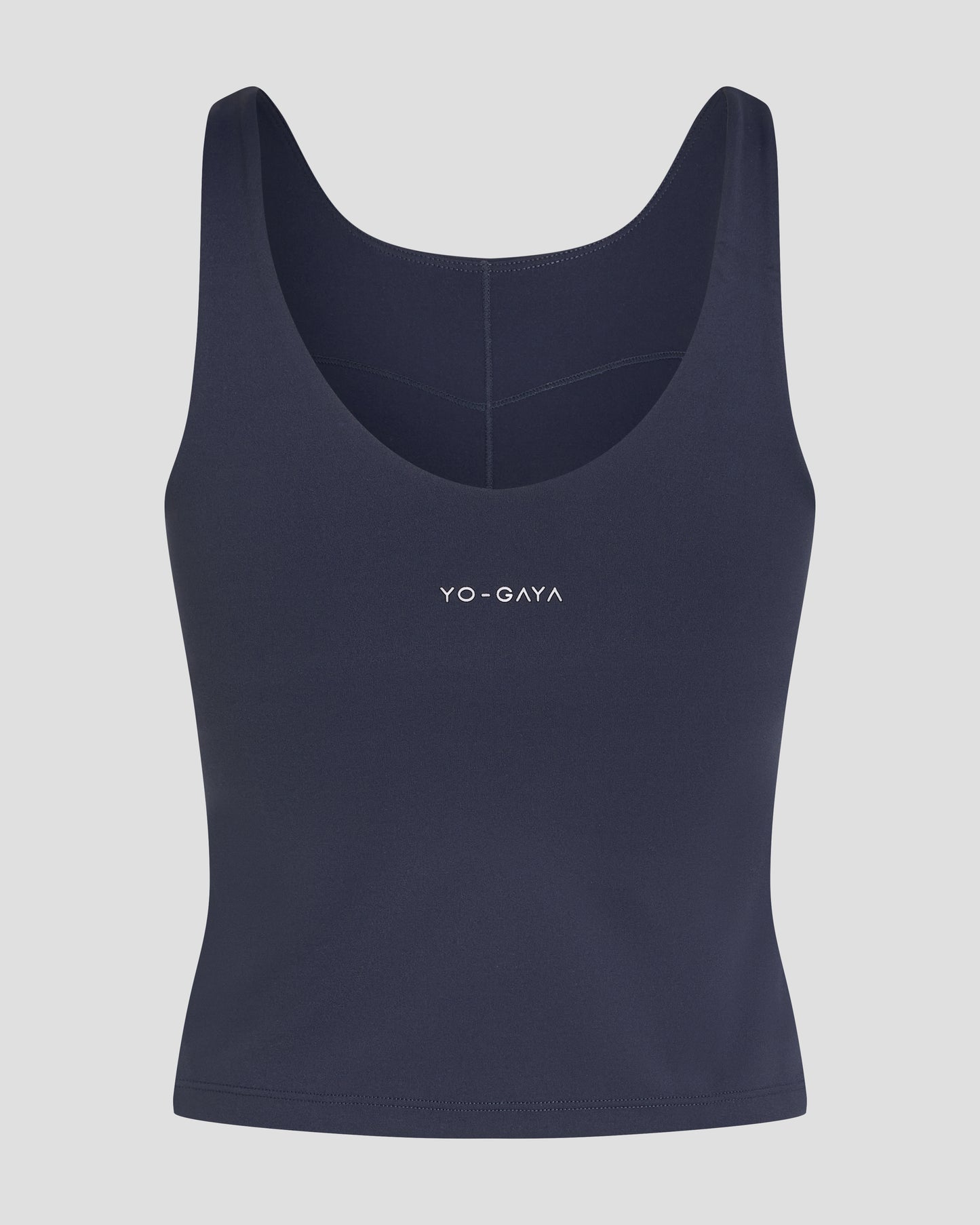 Sculpting High Neck Top - Deep Ocean Blue