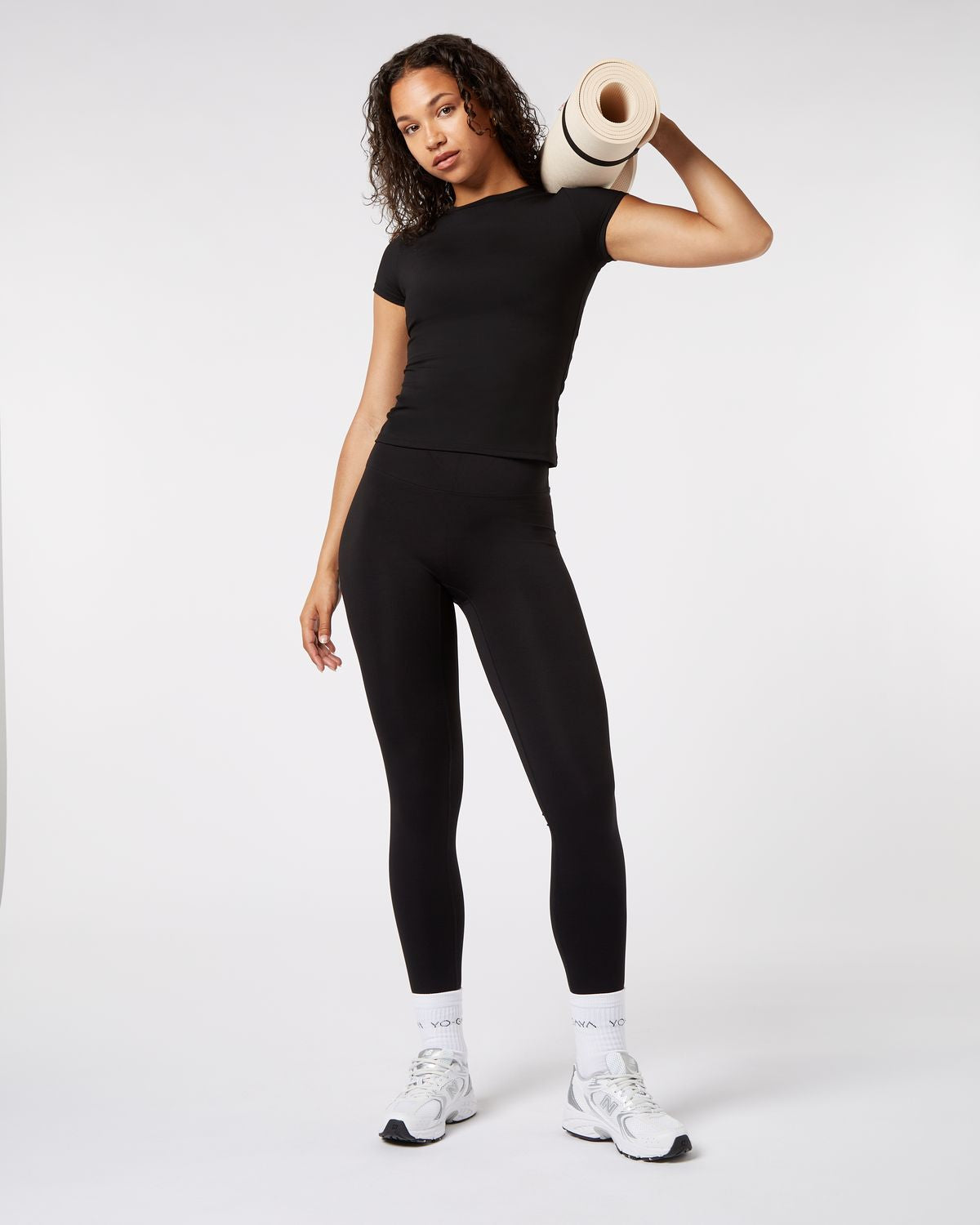 Short Sleeve Top - Black